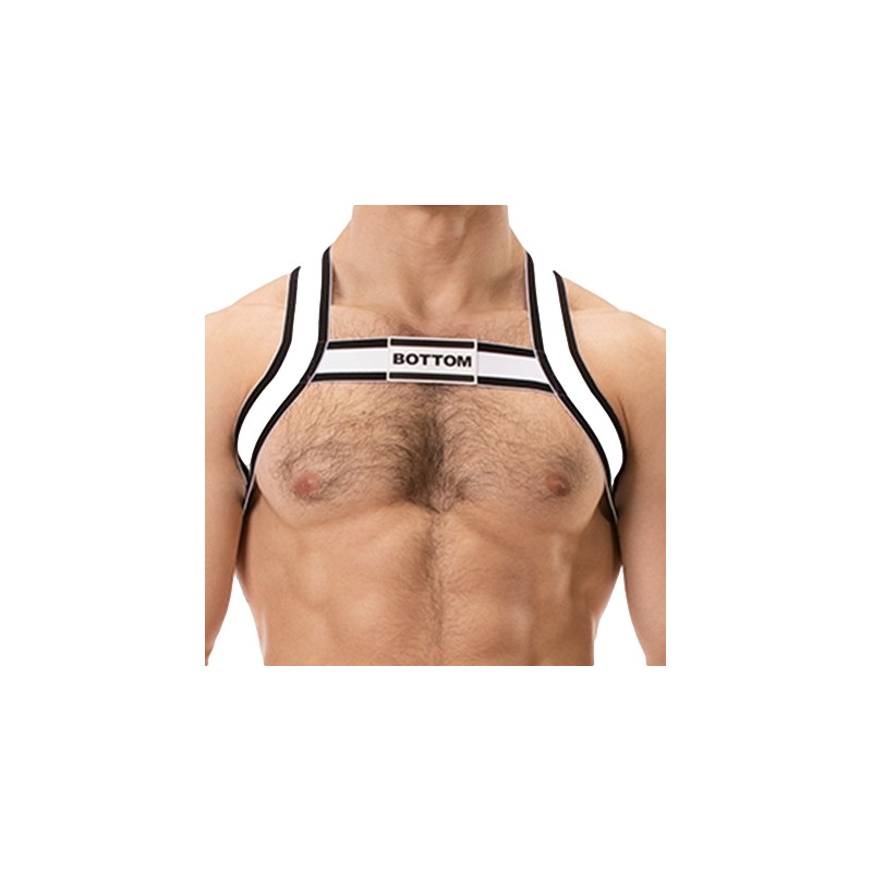 Barcode Berlin Harnais élastique Bottom Noir-Blanc